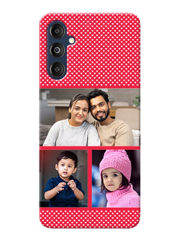 Custom Galaxy M14 4G mobile back covers online: Bulk Pic Upload Design