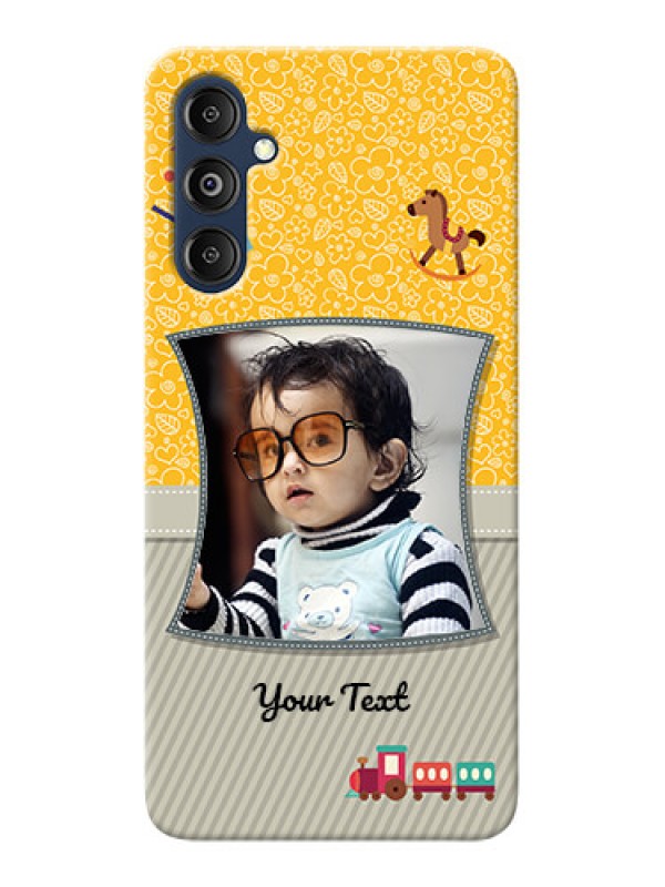 Custom Galaxy M14 4G Mobile Cases Online: Baby Picture Upload Design