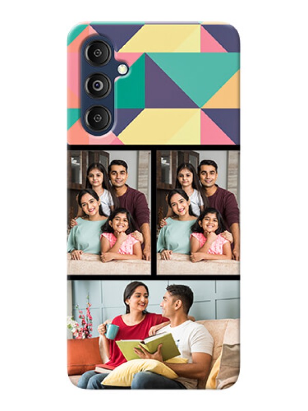 Custom Galaxy M14 4G personalised phone covers: Bulk Pic Upload Design
