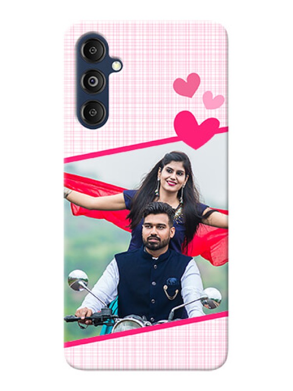 Custom Galaxy M14 4G Personalised Phone Cases: Love Shape Heart Design