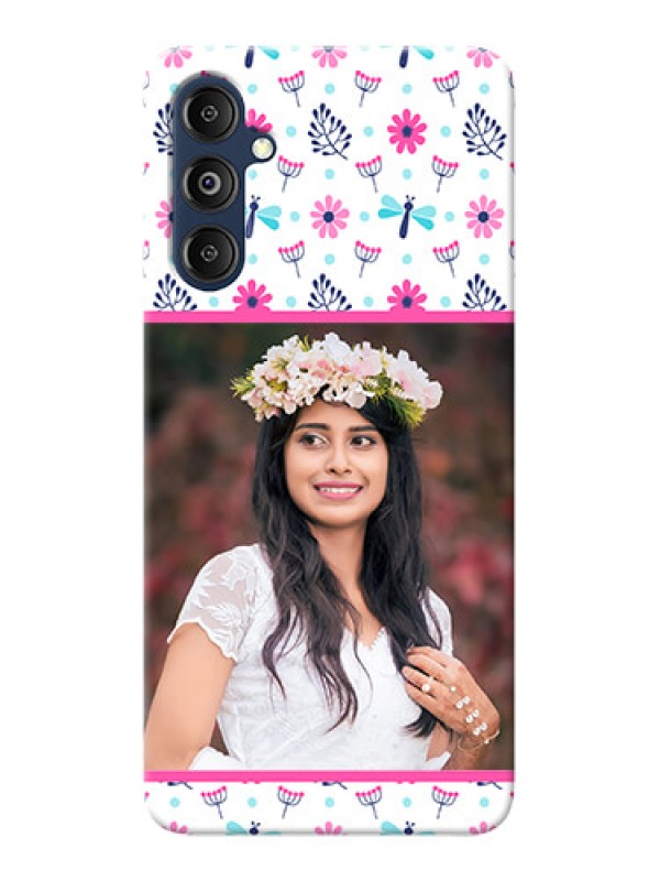 Custom Galaxy M14 4G Mobile Covers: Colorful Flower Design