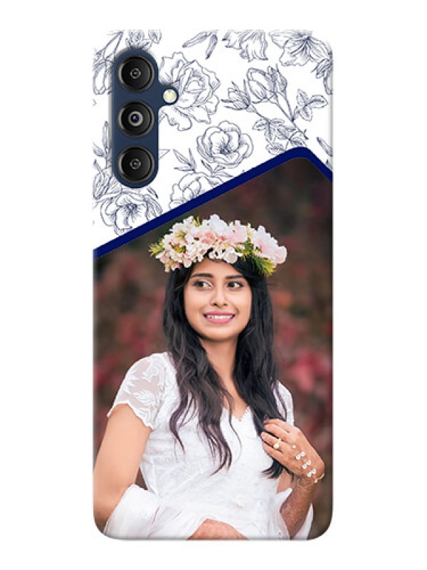 Custom Galaxy M14 4G Phone Cases: Premium Floral Design