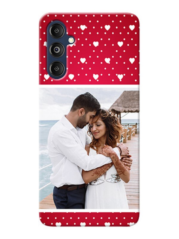 Custom Galaxy M14 4G custom back covers: Hearts Mobile Case Design