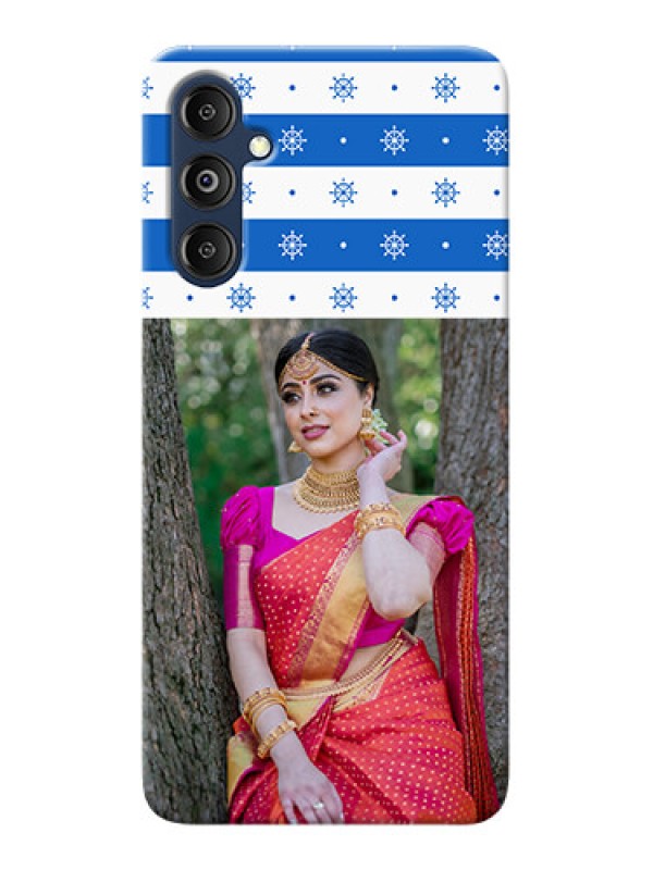 Custom Galaxy M14 4G custom mobile covers: Snow Pattern Design