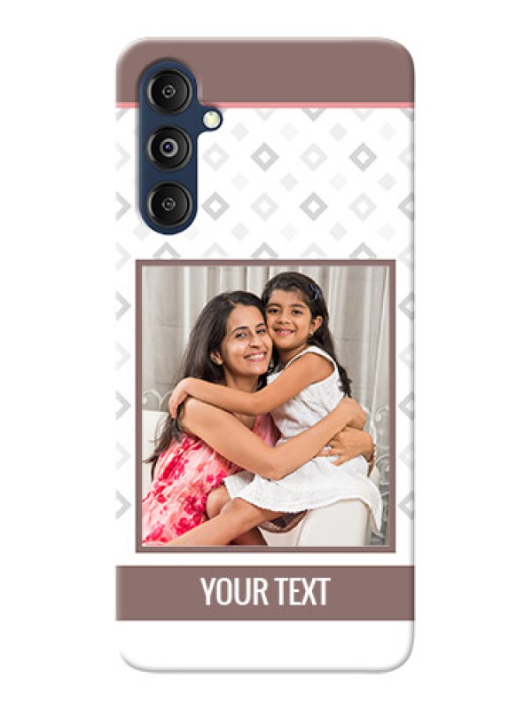 Custom Galaxy M14 4G custom back covers: Simple Diamond Design