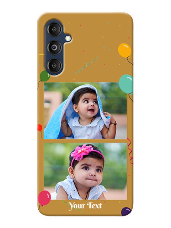 Custom Galaxy M14 4G Phone Covers: Image Holder with Birthday Celebrations Design
