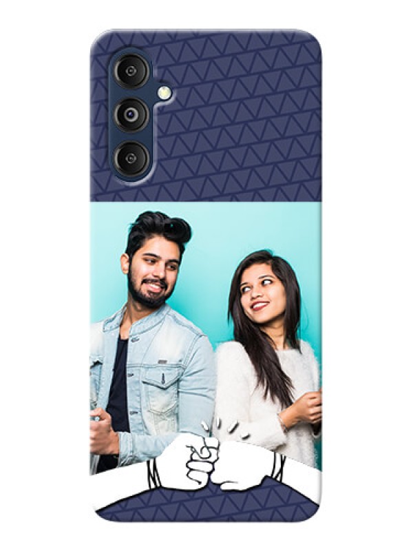 Custom Galaxy M14 4G Mobile Covers Online with Best Friends Design