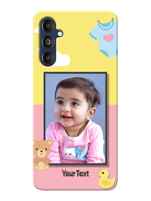 Custom Galaxy M14 4G Back Covers: Kids 2 Color Design