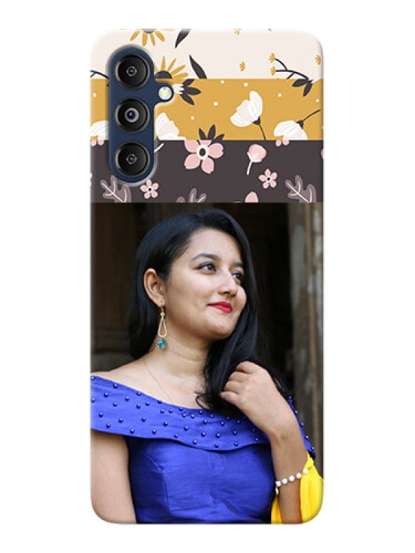 Custom Galaxy M14 4G mobile cases online: Stylish Floral Design