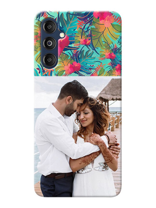 Custom Galaxy M14 4G Personalized Phone Cases: Watercolor Floral Design