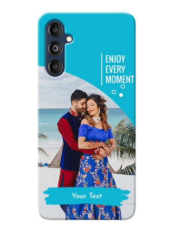 Custom Galaxy M14 4G Personalized Phone Covers: Happy Moment Design