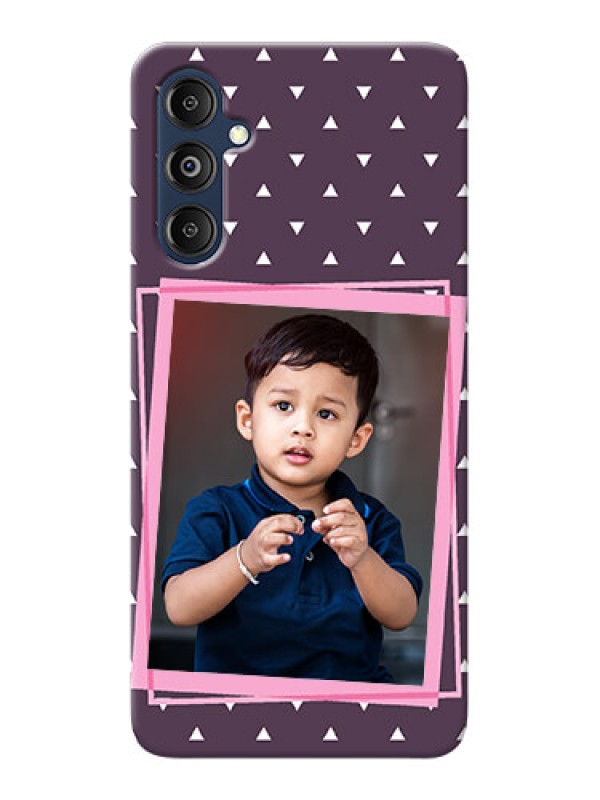 Custom Galaxy M14 4G Phone Cases: Triangle Pattern Dotted Design