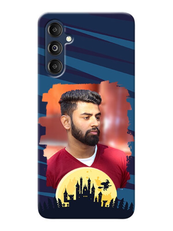 Custom Galaxy M14 4G Back Covers: Halloween Witch Design