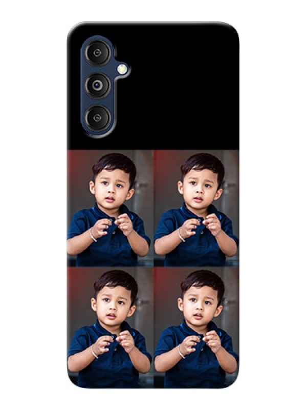 Custom Galaxy M14 4G 4 Image Holder on Mobile Cover