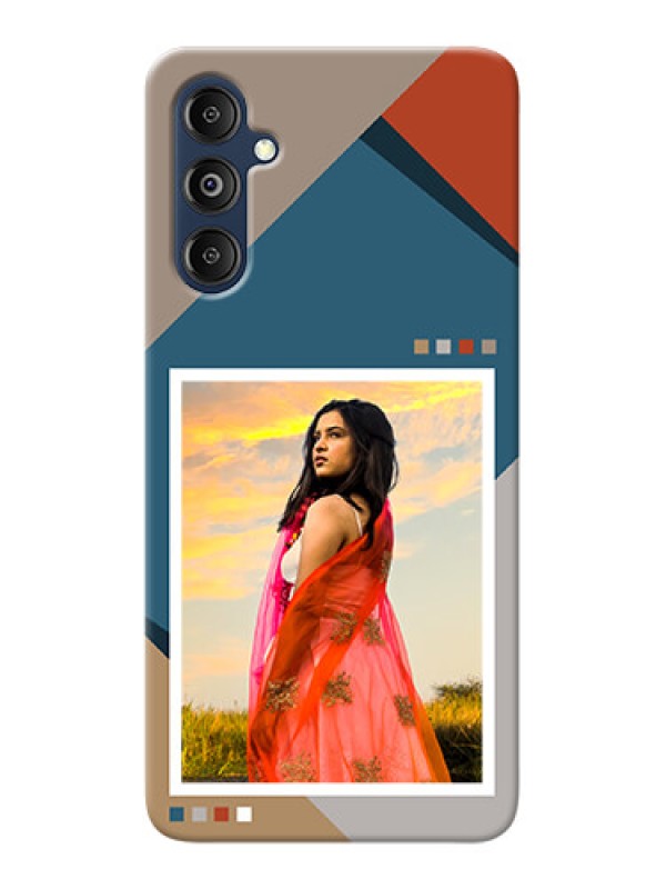 Custom Galaxy M14 4G Personalized Phone Case with Retro color pallet Design