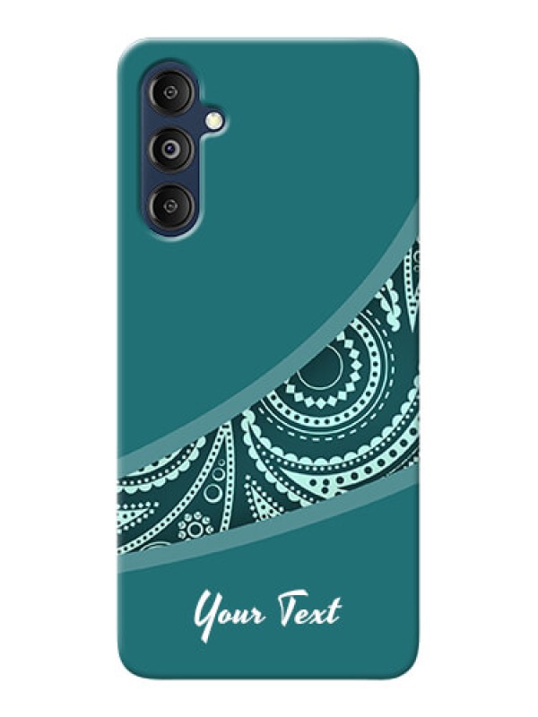 Custom Galaxy M14 4G Photo Printing on Case with semi visible floral Design
