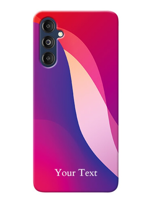Custom Galaxy M14 4G Personalized Phone Case with Digital abstract Overlap Design