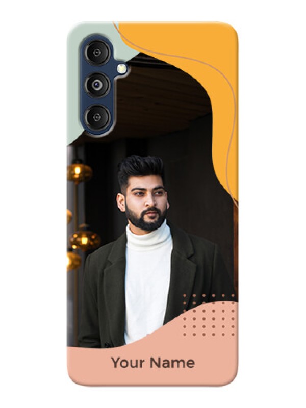 Custom Galaxy M14 4G Personalized Phone Case with Triwithcoloured overlay design