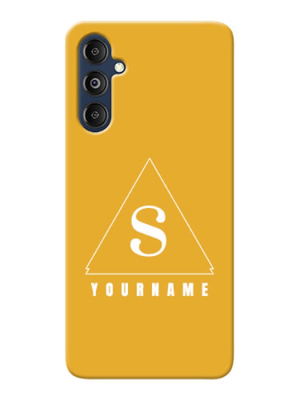Custom Galaxy M14 4G Personalized Phone Case with simple triangle Design