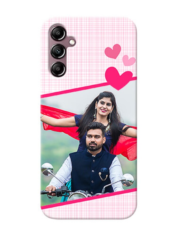 Custom Galaxy M14 5G Personalised Phone Cases: Love Shape Heart Design