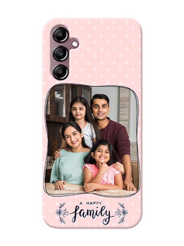 Custom Galaxy M14 5G Personalized Phone Cases: Family with Dots Design