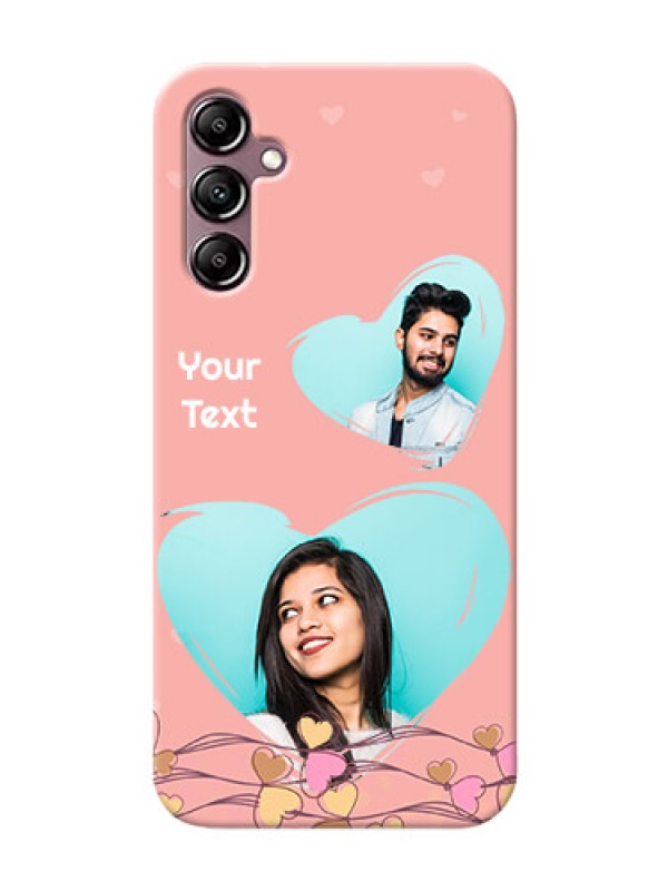 Custom Galaxy M14 5G customized phone cases: Love Doodle Design