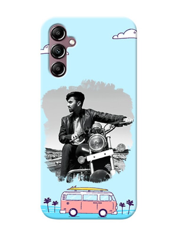 Custom Galaxy M14 5G Mobile Covers Online: Travel & Adventure Design