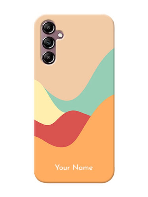 Custom Galaxy M14 5G Custom Mobile Case with Ocean Waves Multi-colour Design