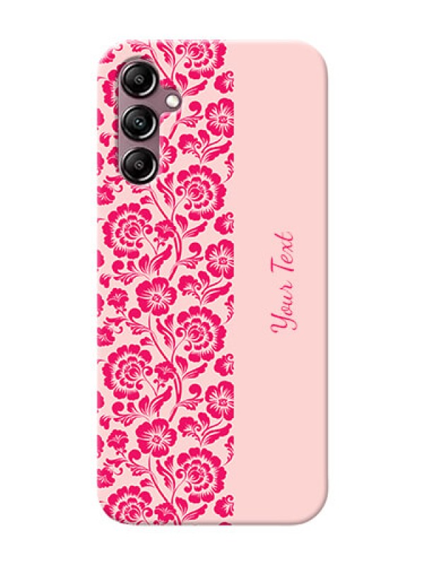 Custom Galaxy M14 5G Phone Back Covers: Attractive Floral Pattern Design