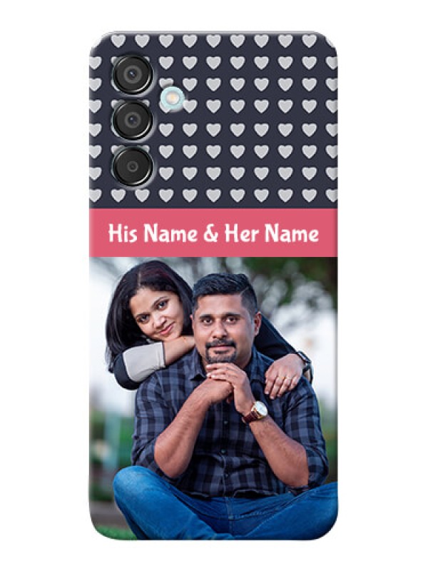 Custom Galaxy M15 5G Custom Mobile Case with Love Symbols Design