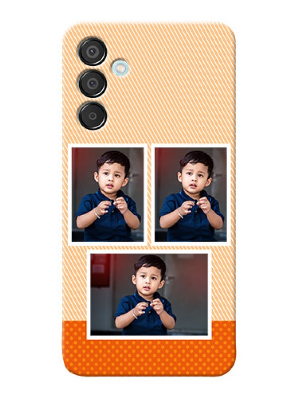 Custom Galaxy M15 5G Mobile Back Covers: Bulk Photos Upload Design
