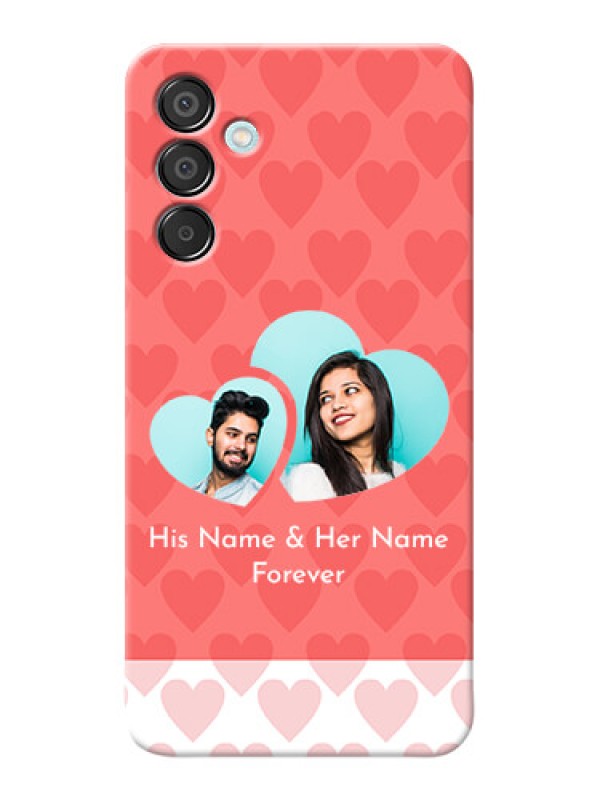 Custom Galaxy M15 5G personalized phone covers: Couple Pic Upload Design