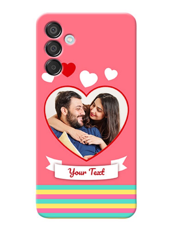 Custom Galaxy M15 5G Personalised mobile covers: Love Doodle Design
