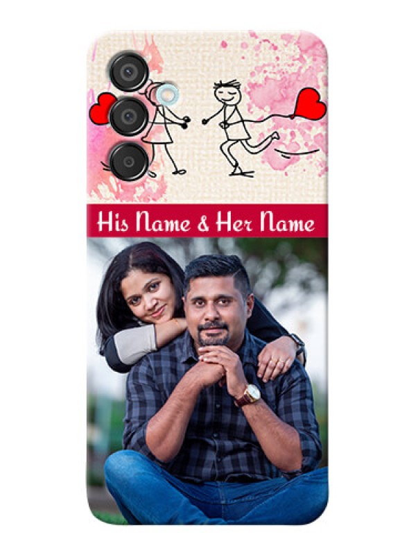 Custom Galaxy M15 5G phone back covers: You and Me Case Design