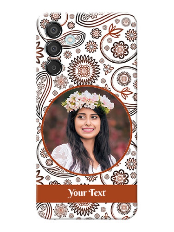 Custom Galaxy M15 5G phone cases online: Abstract Floral Design