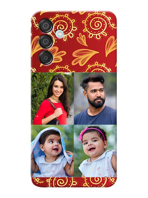 Custom Galaxy M15 5G Mobile Phone Cases: 4 Image Traditional Design