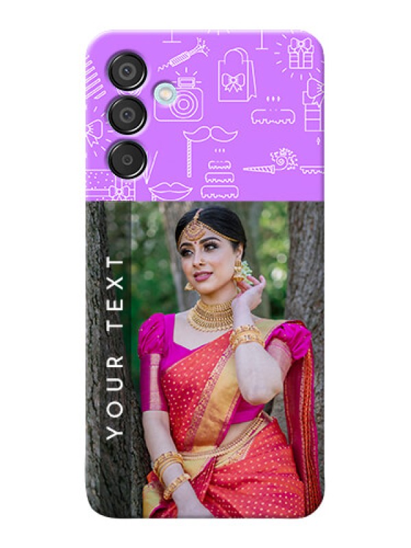 Custom Galaxy M15 5G Personalized Phone Cases: Birthday Icons Design