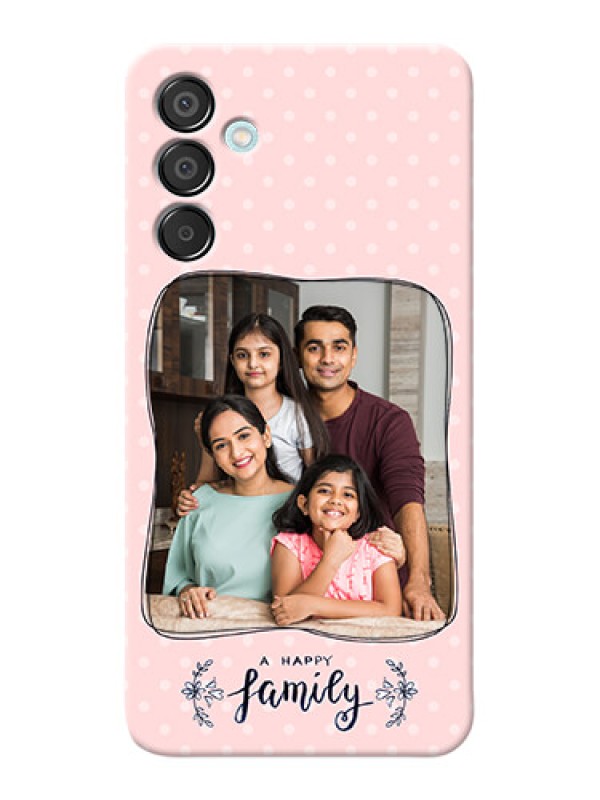 Custom Galaxy M15 5G Personalized Phone Cases: Family with Dots Design