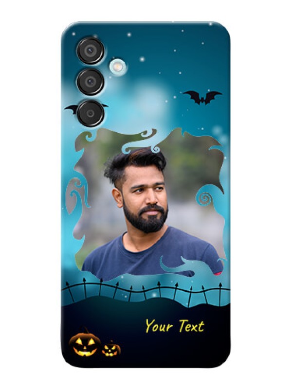 Custom Galaxy M15 5G Personalised Phone Cases: Halloween frame design
