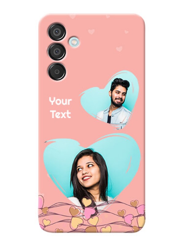 Custom Galaxy M15 5G customized phone cases: Love Doodle Design