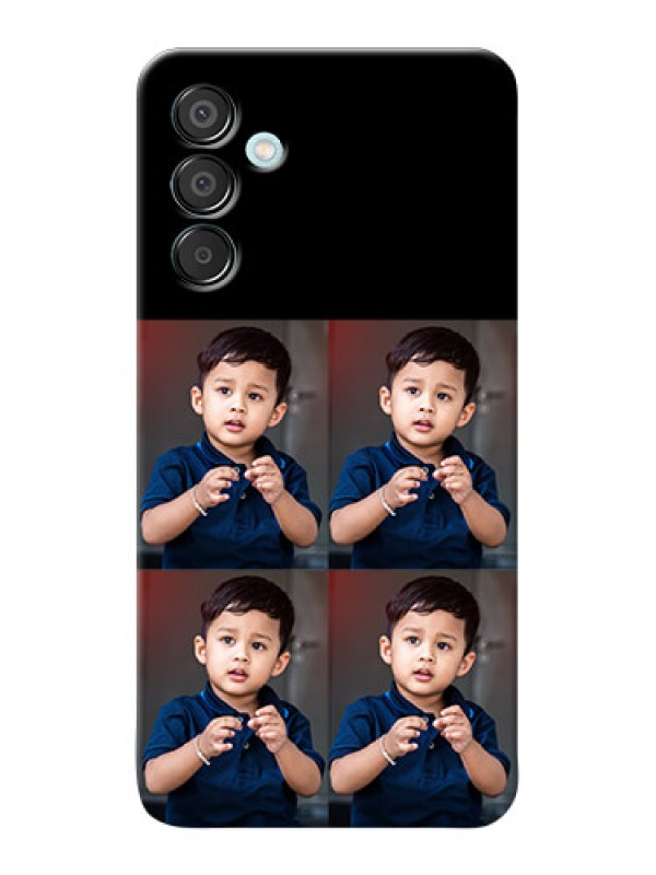 Custom Galaxy M15 5G 4 Image Holder on Mobile Cover