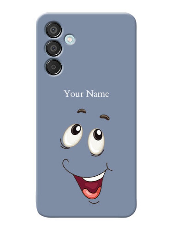 Custom Galaxy M15 5G Photo Printing on Case with Laughing Cartoon Face Design