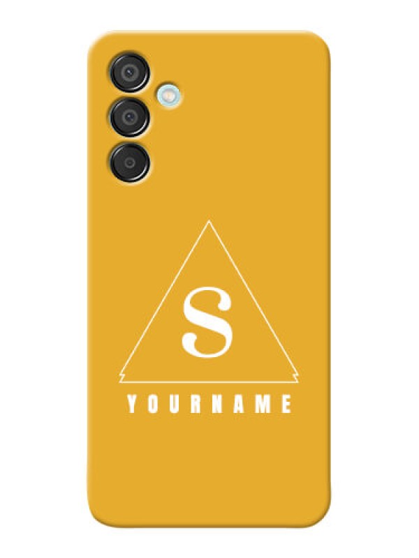 Custom Galaxy M15 5G Personalized Phone Case with simple triangle Design