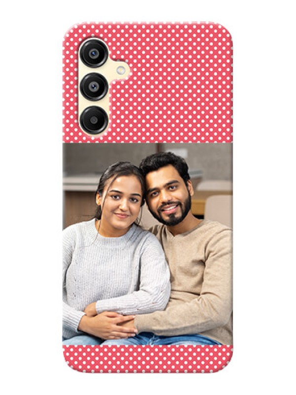 Custom Galaxy M16 5G Custom Mobile Case with White Dotted Design