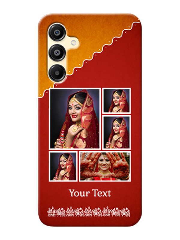 Custom Galaxy M16 5G customized phone cases: Wedding Pic Upload Design