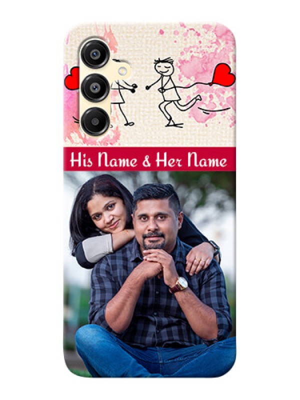 Custom Galaxy M16 5G phone back covers: You and Me Case Design