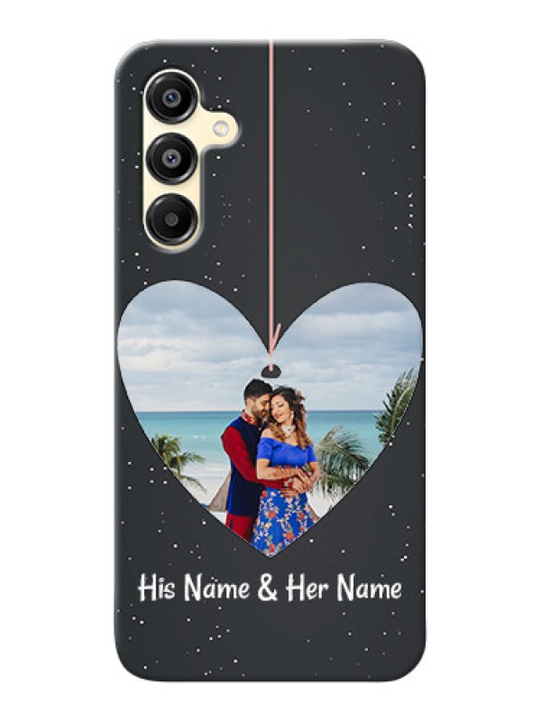 Custom Galaxy M16 5G custom phone cases: Hanging Heart Design