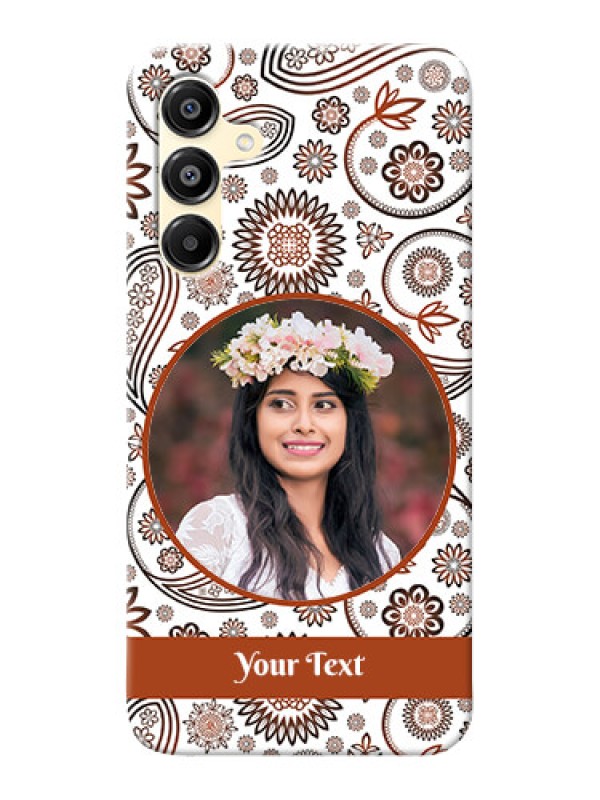 Custom Galaxy M16 5G phone cases online: Abstract Floral Design