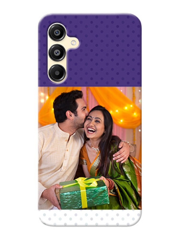 Custom Galaxy M16 5G mobile phone cases: Violet Pattern Design