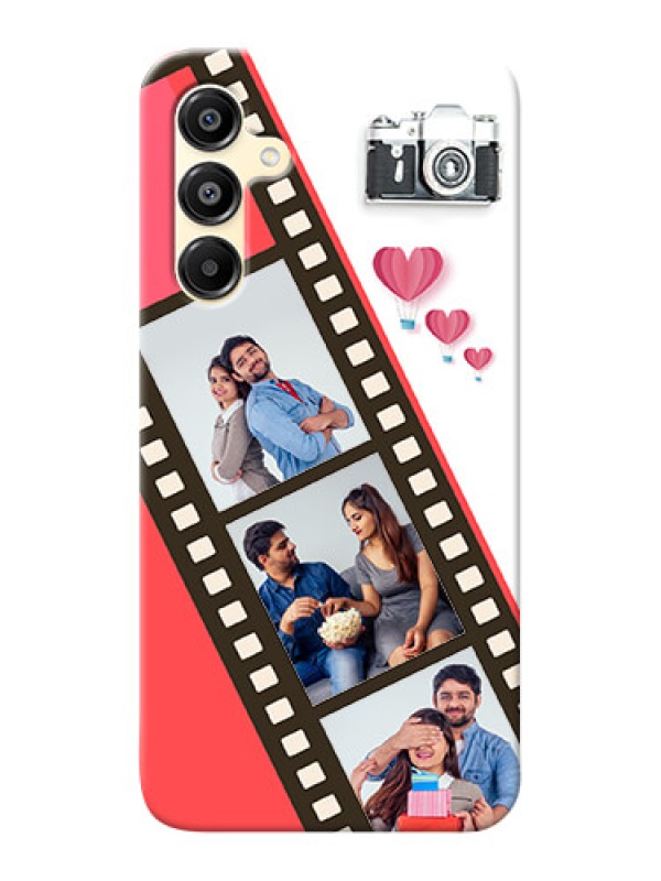 Custom Galaxy M16 5G custom phone covers: 3 Image Holder with Film Reel